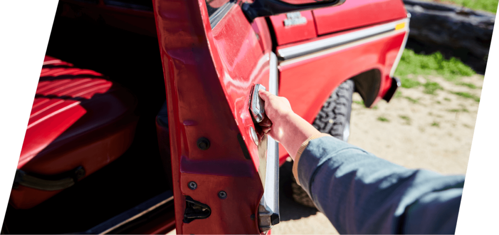 XCOPRI Epilepsy Patient Opening Car Door