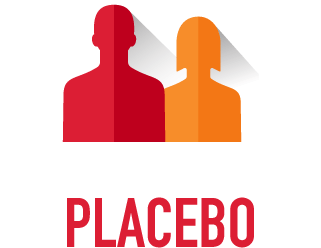 Silhouettes Icon Representing Placebo Patients