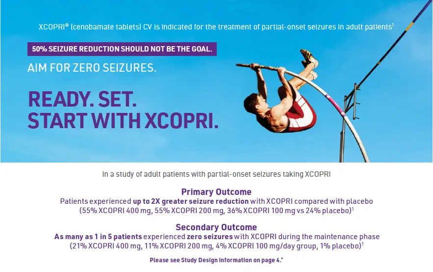 XCOPRI Efficacy and Prescribing Overview Screenshot