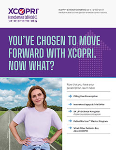 XCOPRI® (cenobamate tablets) CV Next Steps Brochure